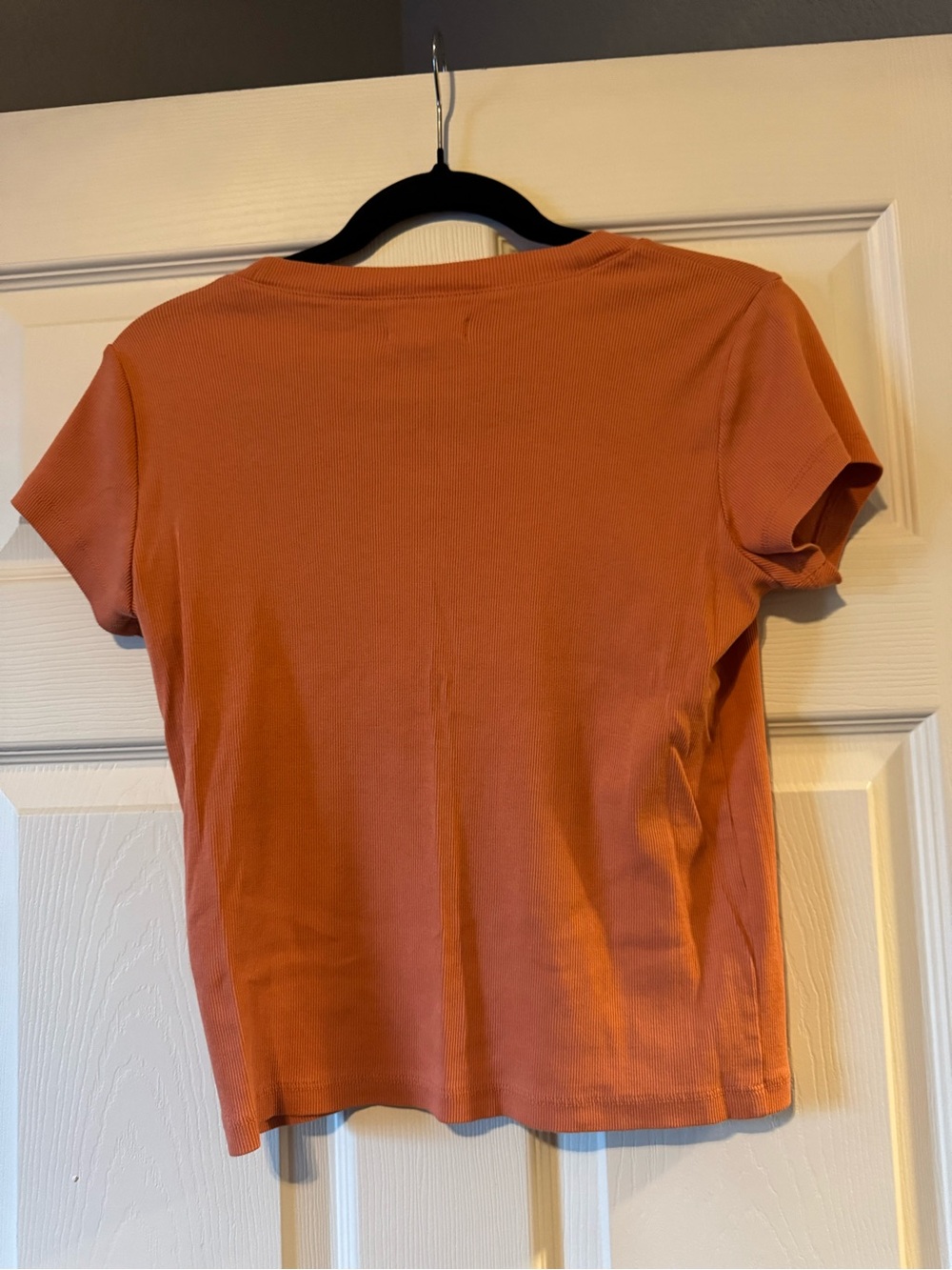 Madewell Short Sleeve Crewneck Tee in Rust - Picture 2 of 3